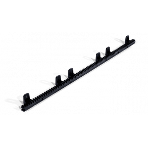 Tandstang til skydeport (1 meter)