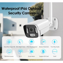 Fuld HD Wi-Fi IP Overvgningskamera - WIP-PB200Q SORT