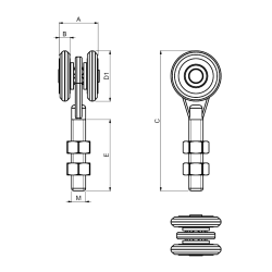 CAIS 2 SBK TO-HJULET LEJEVOGN