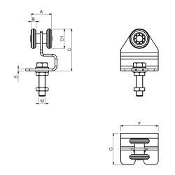 CAIS 2 SC TO-HJULET �BEN LEJEVOGN