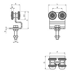 CAIS 4 SC FIREHJULET �BEN LEJEVOGN TIL SKYDED�RE OG SKODDER