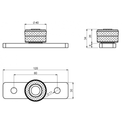 Cais RS25 Styrevalse