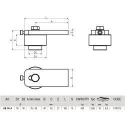 Cais AB50A Porth�ngsel
