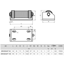 Cais Driveshaft 100