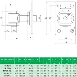 CAIS HP 18 R PORTH�NGSEL
