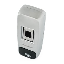 Kombineret fingeraftryk- og kortlser