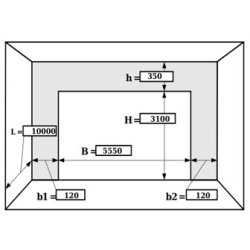 ISD01 industriport (Sort RAL9005)