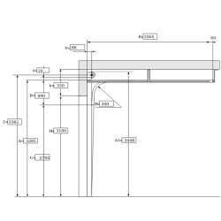 ISD01 industriport (Sort RAL9005)