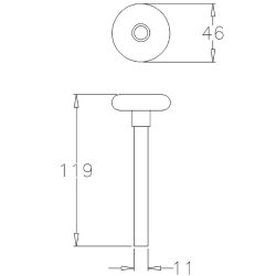 Korte portruller 6 stk. 