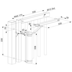 Lion Eloxeret Automatisk Lge Lukker