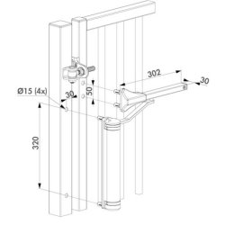 Lion Eloxeret Automatisk Lge Lukker