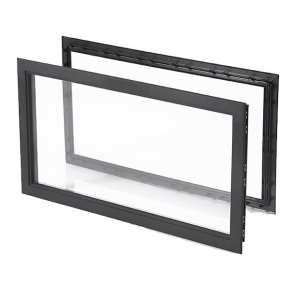 Portvindue m. sort ramme