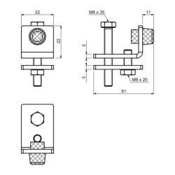 Cais Finish 33 Endestop